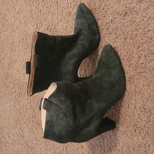 Dark green suede Kristin Cavallari Chinese Laundry Boots
